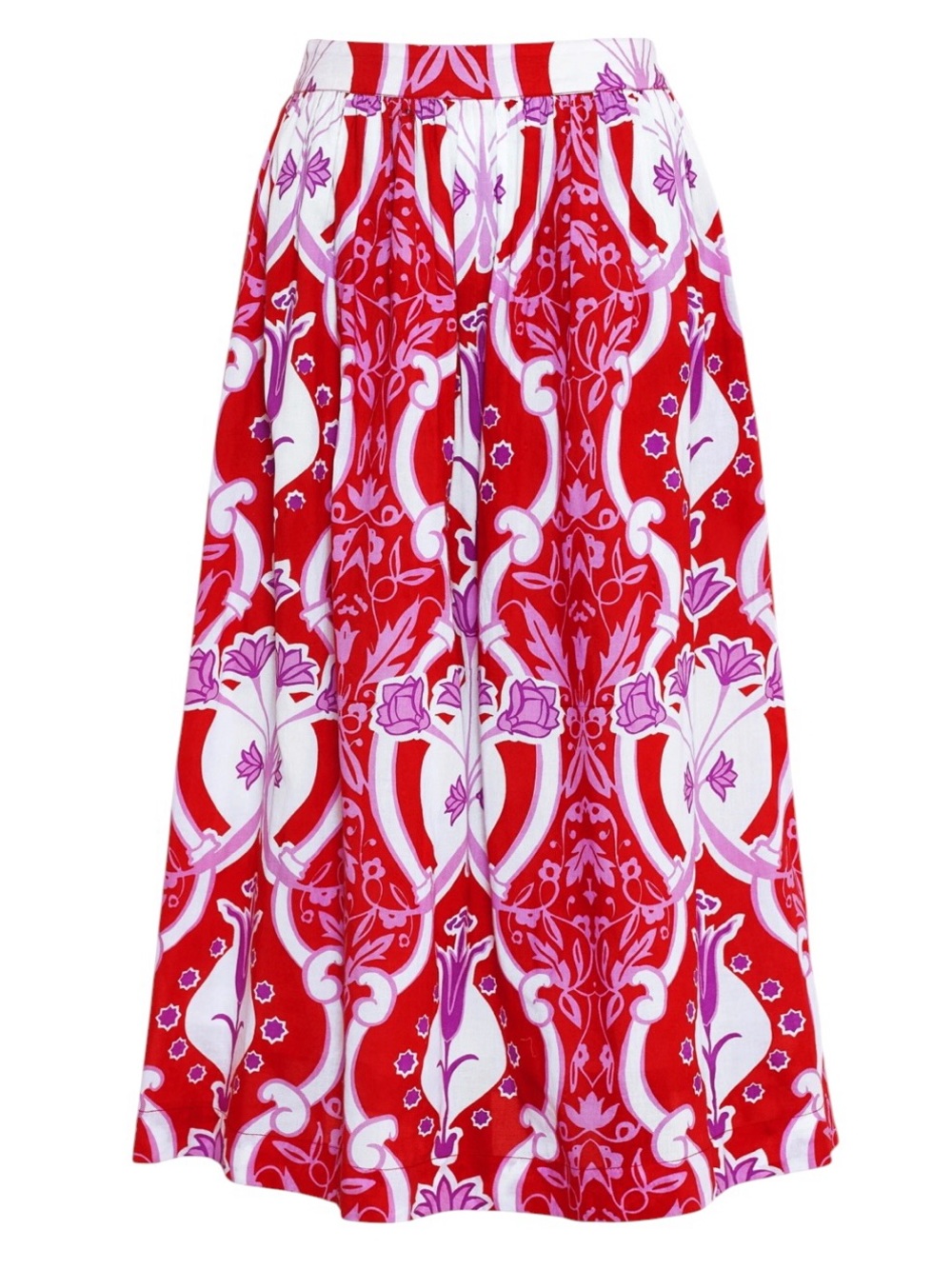 Beyond By Vera Anna Skirt Como Rouge Size XL